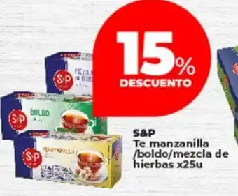 Supermayorista Vital S&P Te manzanilla oferta