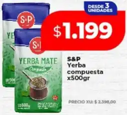 Supermayorista Vital S&P Yerba compuesta oferta