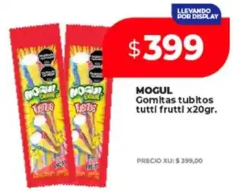 Supermayorista Vital Mogul gomitas tubitos tutti frutti oferta