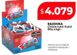 Supermayorista Vital Bazooka chicle tutti fruttl oferta