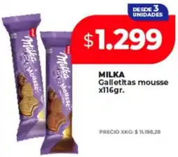 Supermayorista Vital Milka galletitas mousse oferta