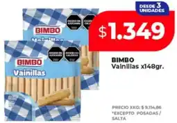 Supermayorista Vital Bimbo vainillas oferta