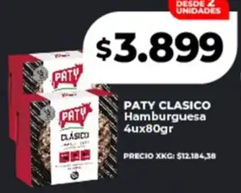 Supermayorista Vital Paty clasico hamburguesa oferta