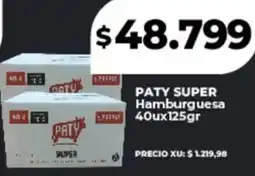 Supermayorista Vital Paty super hamburguesa oferta