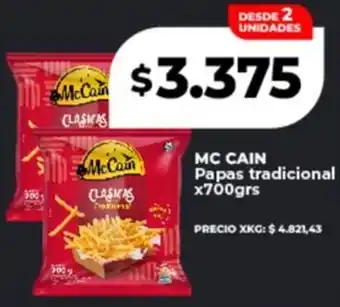 Supermayorista Vital Mc cain papas tradicional oferta