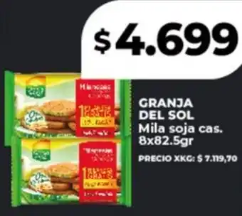 Supermayorista Vital Granja del sol mila soja cas. oferta