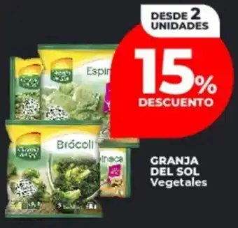 Supermayorista Vital Granja del sol vegetales oferta