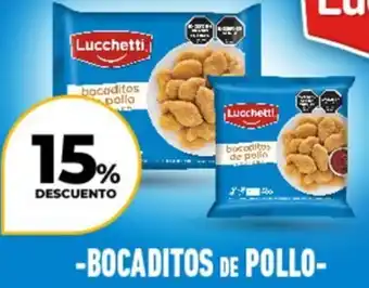 Supermayorista Vital Lucchetti bocaditos de pollo oferta