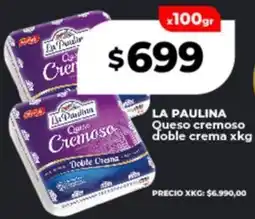 Supermayorista Vital La paulina queso cremoso doble crema oferta