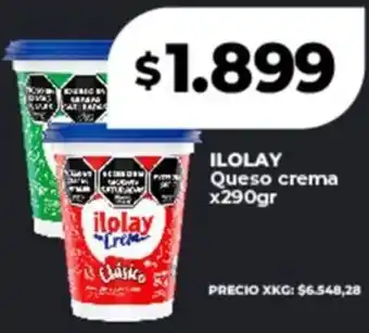 Supermayorista Vital Ilolay queso crema oferta