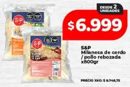 Supermayorista Vital S&P Milanesa de cerdo /pollo rebozada oferta