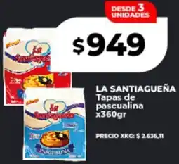 Supermayorista Vital La santiagueña tapas de pascualina oferta