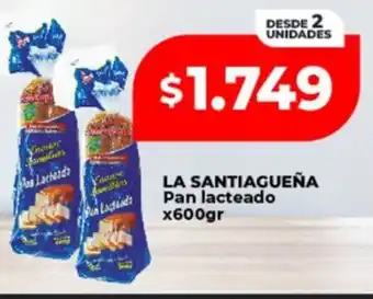 Supermayorista Vital La santiagueña pan lacteado oferta