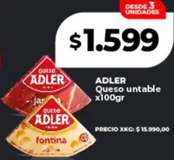 Supermayorista Vital Adler queso untable oferta