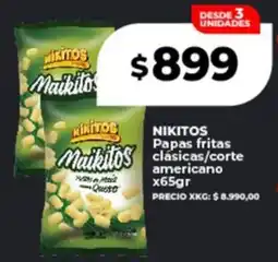 Supermayorista Vital Nikitos papas fritas maikitos clasicas/corte americano oferta