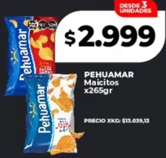 Supermayorista Vital Pehuamar maicitos oferta