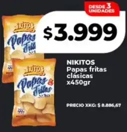 Supermayorista Vital Nikitos papas fritas clásicas oferta