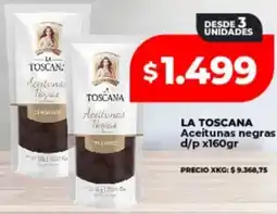 Supermayorista Vital La toscana aceitunas negras oferta