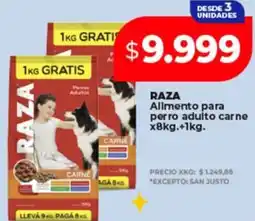 Supermayorista Vital Raza allmento para perro adulto carne oferta