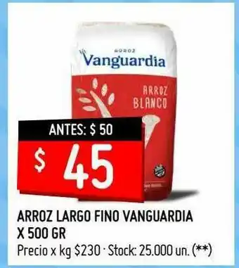Changomas Arroz Largo Fino Vanguardia oferta