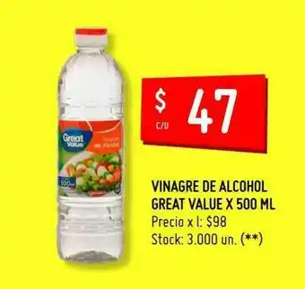 Changomas Vinagre De Alcohol Great Value oferta