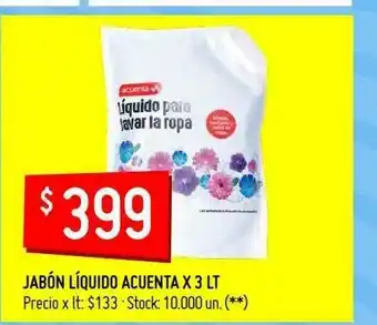 Changomas Jabón Liquido Acuenta oferta