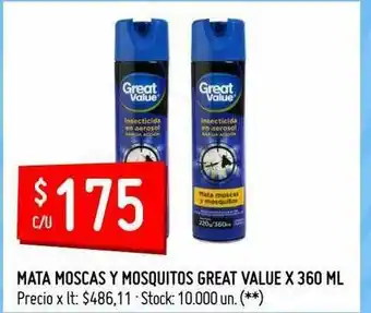 Changomas Mata Moscas Y Mosquitos Great Value oferta