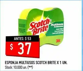 Changomas Esponja Multiusos Scotch Brite oferta