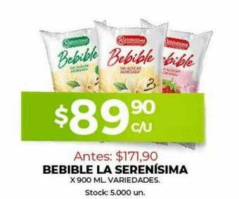 Super MAMI Bebible La Serenisima oferta