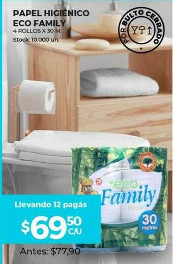 Super MAMI Papel Higiénico Eco Family oferta