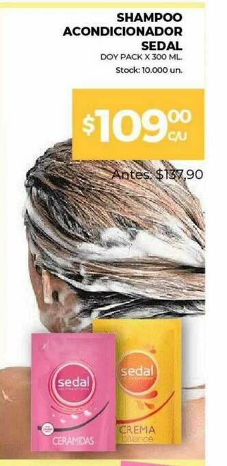 Super MAMI Shampoo Acondicionador Sedal oferta