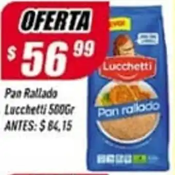 Supermercados Comodin Pao Rallado Lucchetti 500 gr oferta
