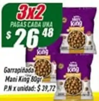 Supermercados Comodin Garrapiñada Mani King 60gr P.N x unidad oferta