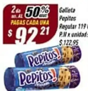 Supermercados Comodin Galleta Pepitos Regular 119 oferta
