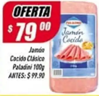Supermercados Comodin Jamón Cocido Clásico Paladini 100 g oferta
