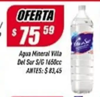 Supermercados Comodin Agua Mineral Villa Del Sur S/G 1650cc oferta