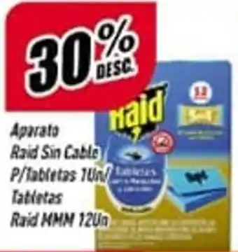 Supermercados Comodin 30% Desc. Aparato Raid Sin Cable P/Fabletas 1Un/Tabletas Raid MMM 12 Un oferta