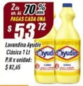 Supermercados Comodin Lavandina Ayudin Clásica 1 Lt oferta