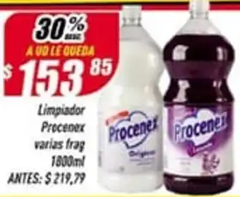 Supermercados Comodin Limpiador Procenex Varias Frag 1800ml oferta