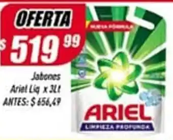 Supermercados Comodin Jabones Ariel Liq x 3Lt oferta