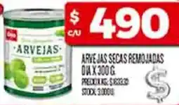 Supermercados DIA Dia arvejas secas remojadas oferta