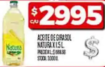 Supermercados DIA Natura aceite de girasol oferta