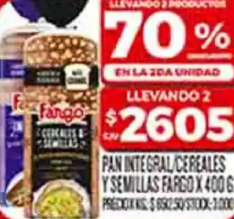 Supermercados DIA Pan integral cereales ysemillas fargo oferta