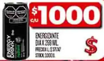 Supermercados DIA Dia energizante oferta