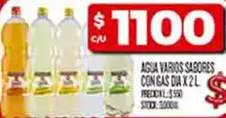 Supermercados DIA Dia agua varios sabores con gas oferta