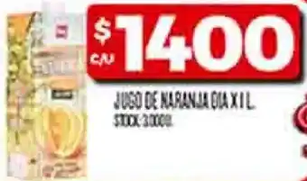 Supermercados DIA Dia jugo de naranja oferta