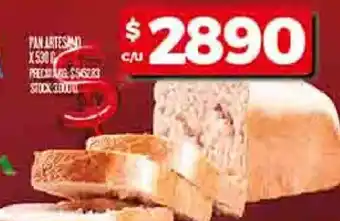 Supermercados DIA Pan artesano oferta