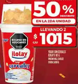 Supermercados DIA Ilolay con cereales oferta