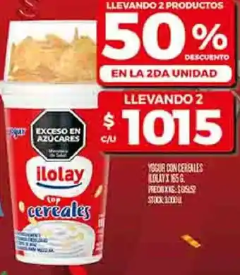 Supermercados DIA ilolay con cereales oferta