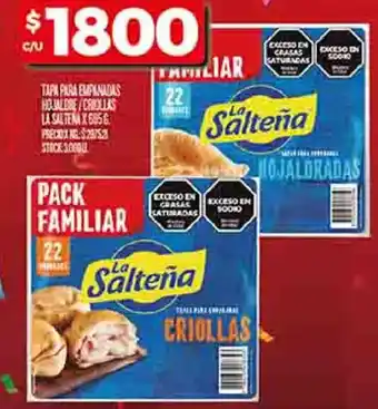 Supermercados DIA La salteña oferta